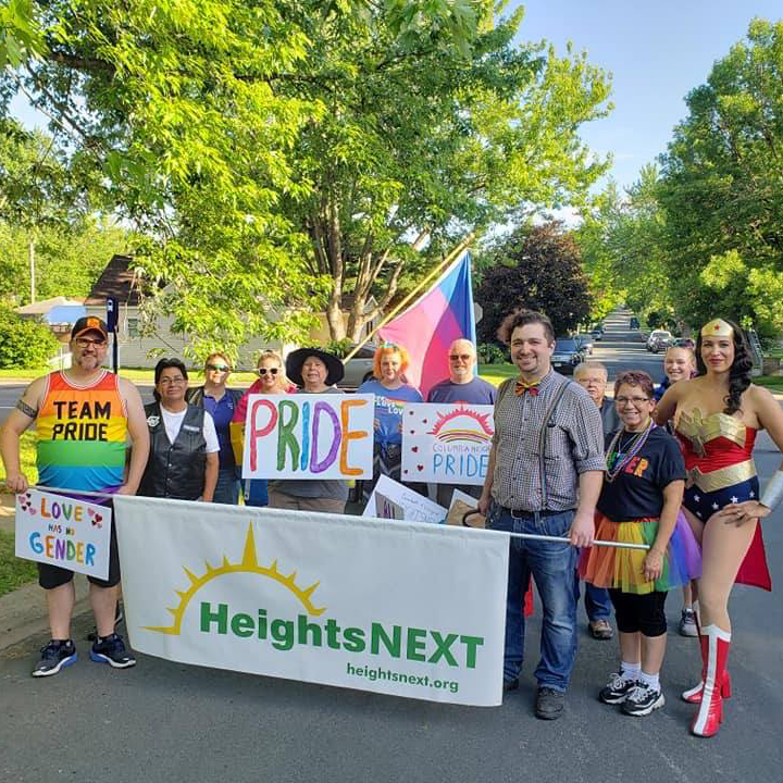 Become a PRIDE Festival volunteer and you can march with HeightsNEXT in the Jamboree Parade!