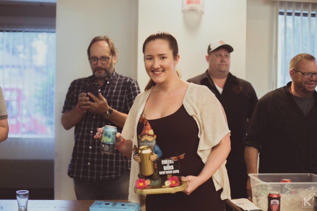 Winner of the 2018 Cheers for Beers sampling event.