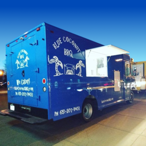 Blue Coconut BBQ food truck
